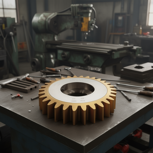 Cuchilla de corte de disco normal Fervi Hobs 2030-4216 M3.25 Z31 207.4 HSS N36 URSS - Product Image 3