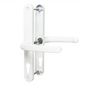 Manillas para Puertas de PVC, Blancas, Tipo Palanca, 68 mm de Distancia entre Ejes, Placa de Fijación de 215 mm, 245x34 mm, Exteriores, Ambidiestras, Fácil Instalación, Repuesto - Product Image 3