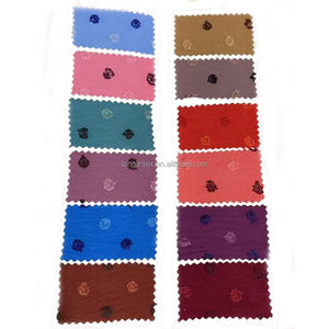 Alta calidad 180d cey cáñamo 174gsm alto elástico cey tela bordado arrugado aplastado cey crepe tela para vestido - Product Image 2