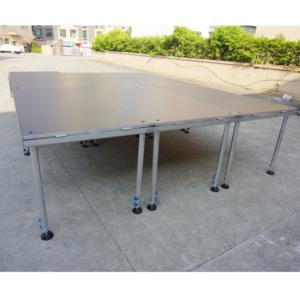 Scène modulaire en aluminium pour intérieur/extérieur, passerelle portable avec montage facile, surface antidérapante, certifiée CE - Product Image 1