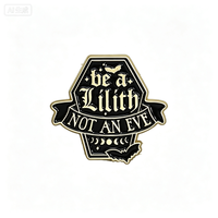 Al por mayor: Pins esmaltados con cita de Be Lilith, broches personalizados, insignias de solapa, accesorios metálicos para el Año Nuevo Chino, idea de regalo de joyería