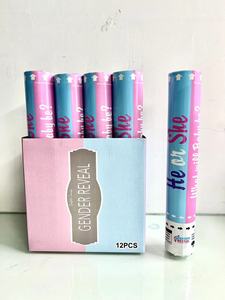 Pink Blue Baby <strong>Gender</strong> <strong>Reveal</strong> Party Supplies Colour Smoke Powder <strong>Gender</strong> <strong>Reveal</strong> Confetti Popper - Product Image 2