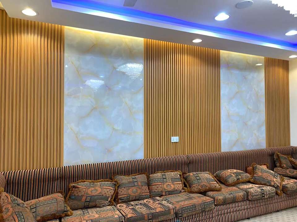 Wooden Grain PVC WPC Wall Cladding Panels for Modern Indoor Decoration ...