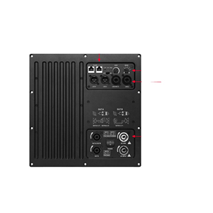 3 Channel 2*400W 1200W 8Ohm DSP Class D อุปกรณ์เครื่องขยายเสียงโมดูลสำหรับลำโพงเบสบนเวที - Product Image 1