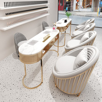 Kisen Tabouret maître de technicien de luxe Offre Spéciale de haute qualité petite chaise blanche avec base en argent pour une utilisation en salon de beauté spa