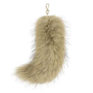 Wholesale Fake Fur Fox Hair Multi-colored Tail Accessories