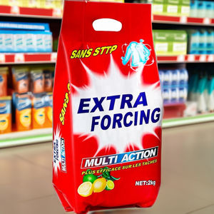 EXTRA FORCING basse densité grand sac poudre à laver détergent à <span class=keywords><strong>lessive</strong></span> savon en poudre 30G/170G/200G/400G/800G/900G/1KG/2KG/4KG/10KG de Détergent Para Ropa - Product Image 2