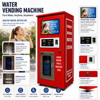 Distributeur d'eau portable à monnayeur 400/800/1600 GPD – Machine commerciale de distribution d'eau pour la communauté