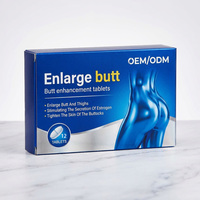 Comprimés Naturels Premium aux Herbes pour le Remodelage des Fesses, 12 Unités, pour Femmes, Soutien à la Fermeté des Courbes des Hanches et à la Beauté Corporelle