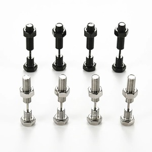 1 Par de Pendientes de Tornillo Hexagonal para Hombre y Mujer, Estilo Punk, Acero Inoxidable, Novedosos, para Fiesta, Rock, Joyería Gótica - Product Image 4