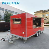 WEBETTER COC Chine Fast bar Mobile Restaurant Coffee Pizza Catering Food Trailer Truck Foodtruck EU avec équipement de cuisine complet