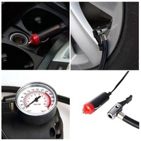 Vente flash Pompe à air ABS 300 PSI, compresseur d'air pour pneus de voiture robuste, mini gonfleur de pneus électrique portable 12 V CC, pression des pneus