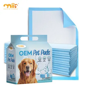 Nhà máy cung cấp trực tiếp mẫu miễn phí siêu thấm dùng một lần Pet đào tạo PEE Pads cho chó