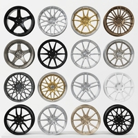 Jantes monobloc forgées chromées à rayons multiples, concaves profondes, 17-26, 5x112/114.3/120, en alliage d'aluminium, neuves pour voitures particulières