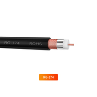 Câble coaxial micro RG174 RG316 personnalisé pour antenne GPS WiFi 4G 5G, fabricant OEM