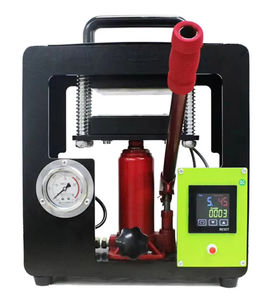 <span class=keywords><strong>Prensa</strong></span> de platina calentada doble-Gato hidráulico de 10 toneladas con manómetro - Product Image 2