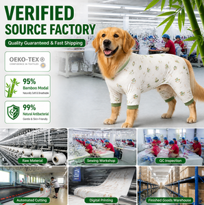Tuta Premium in Fibra di Bambù per Cani di Taglia Grande, Ecologica, Antibatterica, Anti-Leccamento, Anti-Caduta Pelo, Tuta di Recupero Completa Traspirante - Product Image 5