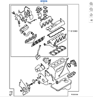 2.5L 16V 4D56U Full Gasket Set OE 1000A407 AUFERAY Brand Engine Internal Parts for Mitsubishi L200 Triton Repair Kit Set