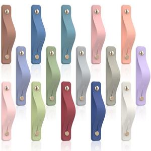 Plain Color Silicon Phone Hand Finger Ring <b>Holder</b> Band <b>Holders</b> Wristband Strap Push Pull Grip Desk Stands Brackets for <b>IPhone</b> - Product Image 5