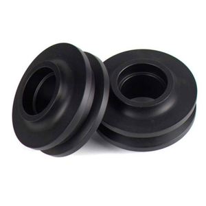 Kit de Ruedas para Puerta Corredera Moderna WEKIS, con Acero al Carbono y Latón, Capacidad de 250 lb, Acabado Negro, para Herrajes de Graneros y Armarios - Product Image 2