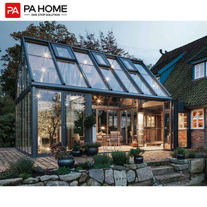 <span class=keywords><strong>Solarium</strong></span> de toit rétractable préfabriqué commercial PA <span class=keywords><strong>Solarium</strong></span> de toit en aluminium extérieur 4 saisons Sunrooms Maisons en verre - Product Image 2