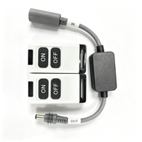 Câble d'alimentation à télécommande intégrée pour Starlink Mini, interrupteur marche/arrêt sans fil avec 2 contrôleurs, coupure d'alimentation CC
