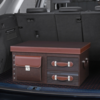 Organisateur de coffre de voiture robuste, grande capacité, boîte de rangement multi-compartiments, ajustement universel, anti-poussière, durable, tout-terrain, 4x4, SUV