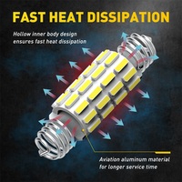 Bombilla LED Auxito Festoon 6500k 578 39mm 41mm para luz de techo, luz interior LED