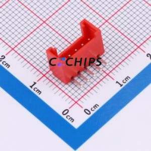 ZX-HY2.0-5PWZ-R Wire-to-Board Pin Header Bent Lead Through Hole,P=2mm Connector 1x5P 2mm Right Angle Insert HY - Product Image 1