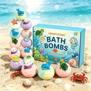 <span class=keywords><strong>Bombe</strong></span> da <span class=keywords><strong>Bagno</strong></span> Frizzanti per Bambini All'Ingrosso, Naturali, Biologiche, con Oli Essenziali, Vegane, Rilassanti, con Sorpresa Giocattolo - Product Image 2