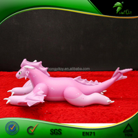 Dragon rose gonflable rebondissant, design personnalisé, dragon gonflable allongé, jouet gonflable pour piscine