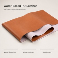 Cuir synthétique vegan à base d'eau, motif Nappa, respectueux de l'environnement, pour sacs à main, chaussures, canapés, intérieur de voiture, tissu de rembourrage