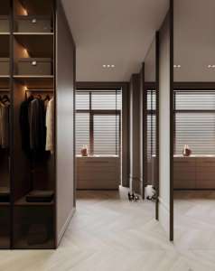 Armario de dormitorio de estilo europeo de precio bajo de fábrica profesional guardarropa abierto guardarropa de dormitorio moderno - Product Image 6