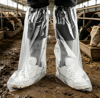 Surchaussures de ferme jetables légères et imperméables, couvre-chaussures universels pour les travailleurs agricoles occupés à l'alimentation du bétail