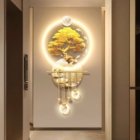 Arbre à argent, décoration murale TV, grille artistique, décoration intérieure, peintures, salon, gravure UV, peinture acrylique LED