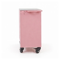 Station de travail multifonctionnelle moderne en acier inoxydable pour tatouage avec 4 tiroirs de rangement d'outils, chariot de studio de tatouage durable à 4 roues