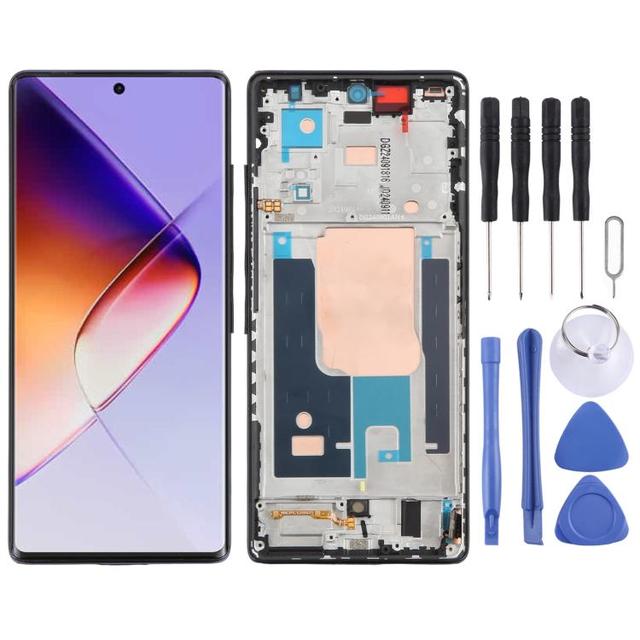 Mobile Phone Repair Parts For Infinix Note 40 Pro 4G X6850 Original AMOLED LCD Screen Digitizer Full Assembly with Frame