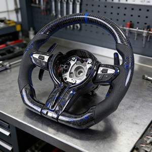 Volante de Fibra de Carbono para <span class=keywords><strong>BMW</strong></span>, Accesorio para Automóvil en Oferta, Volante Serie F F10 F30 F20 F22 F32 F12 F91 F48 F25 - Product Image 5