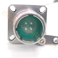 Série ZLTC D38999 Standard CircularC 4 cœurs prise et prise J599/26KC04B1N assemblage de câble à fibre optique