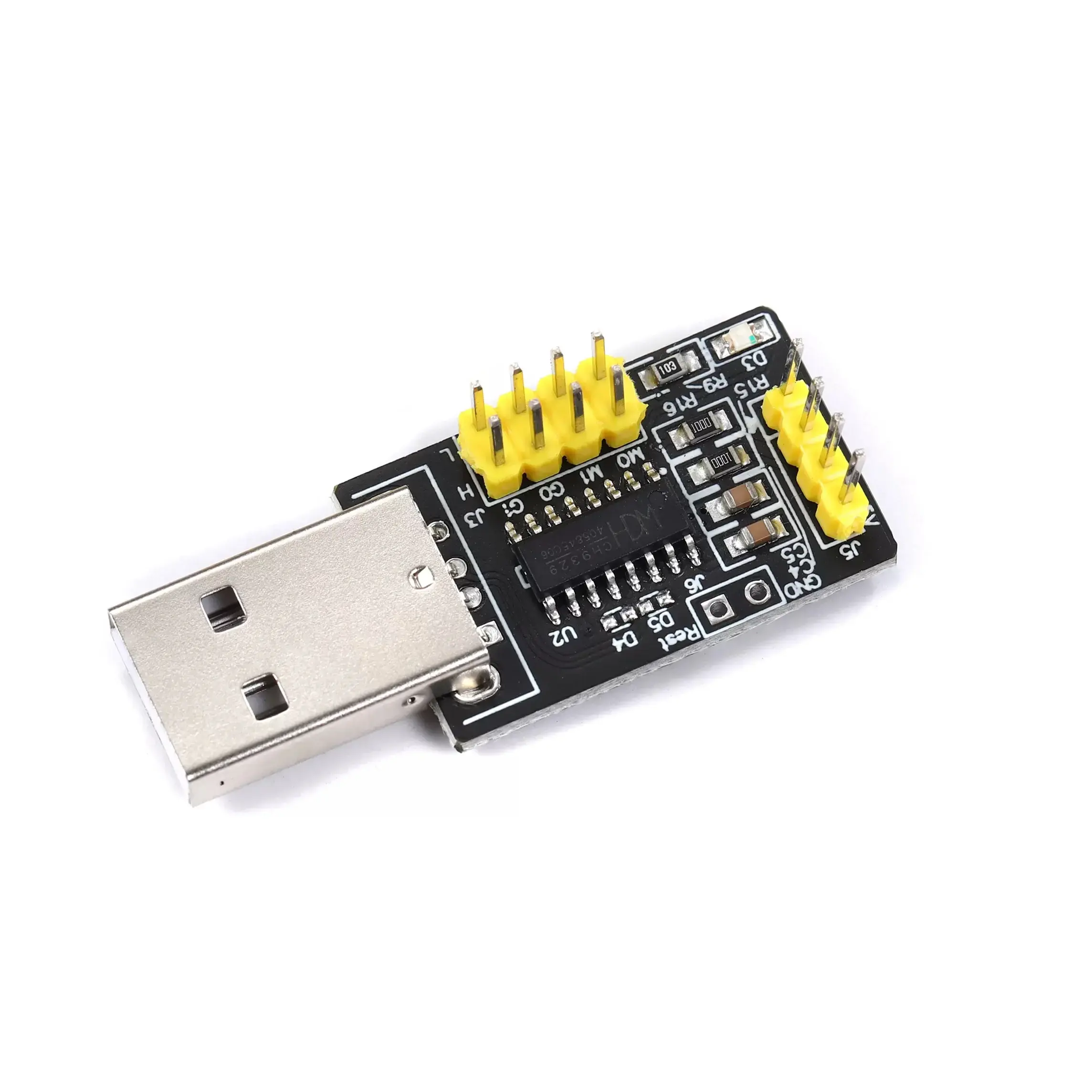 CH9329 מודול UART/TTL יציאת סדרתית ל-USB HID מקלדת מלאה עכבר ללא מנהל תיבת פיתוח משחק
