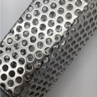 Tube perforé résistant à la chaleur en acier inoxydable