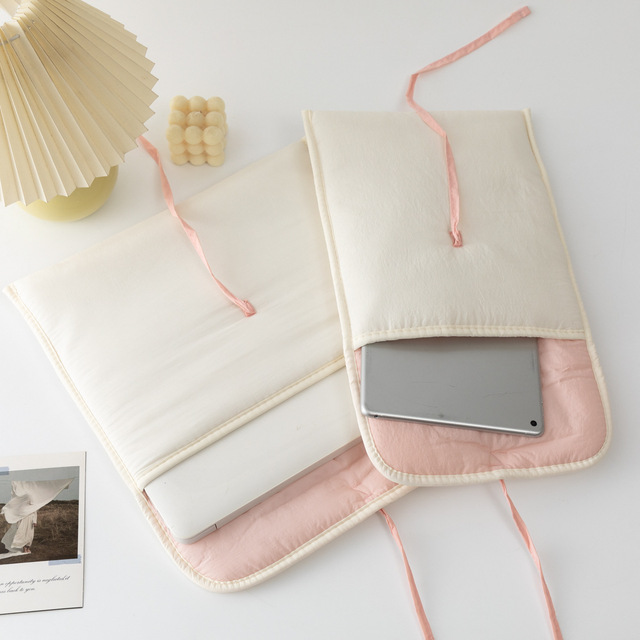 Tablet Case Tablet Case Cover Korea Ins Style Solid Bow Universal Portable Tablet Case Anti-fall Anti-shock for iPad 11 13 Inch