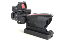 4x32 sợi thủy tinh màu đỏ phạm vi kính khắc thực sợi quang học phạm vi với Mini <span class=keywords><strong>Red</strong></span> <span class=keywords><strong>Dot</strong></span> Sight cho săn bắn - Product Image 2