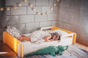 <span class=keywords><strong>Lettino</strong></span> per bambini in legno compensato con guarderelle <span class=keywords><strong>lettino</strong></span> per bambini singolo con impunture larghe - Product Image 4