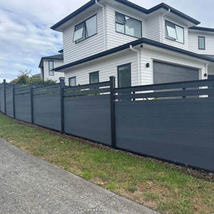 Clôture <span class=keywords><strong>de</strong></span> <span class=keywords><strong>jardin</strong></span> composite WPC personnalisée en bricolage, clôture <span class=keywords><strong>de</strong></span> sécurité et <span class=keywords><strong>de</strong></span> confidentialité en WPC, portail - Product Image 5