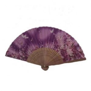 Abanico Plegable Portátil de Bambú y Seda Estilo Antiguo para Damas - 21cm, Hecho a Mano, con Logotipo Personalizado, Regalo Promocional para Fotografía y Souvenirs - Product Image 6