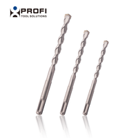 Mèche de perceuse à percussion SDS Plus pour béton et maçonnerie, pointe en carbure TCT, 4 coupes, tête croisée, pour pierre, brique, mur, forets rotatifs à percussion
