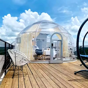 Cúpula de policarbonato iglú de techo transparente para exteriores, tienda de cúpula transparente para <span class=keywords><strong>restaurante</strong></span> y Hotel - Product Image 2