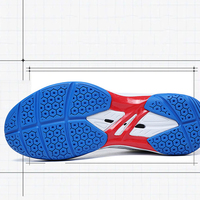 Nouveauté Chaussures de badminton pour hommes Faible MOQ Chaussures de sport décontractées pour femmes Chaussures de sport de tennis à absorption des chocs Mode