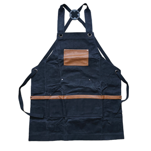 Grembiule in tela cerata transfrontaliero: Abbigliamento da lavoro per giardinieri, grillisti, personale di ristorazione e barbieri |   Grembiule Elegante - Product Image 4